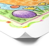 Boy Easter Bunnyポスター ポスター (角)