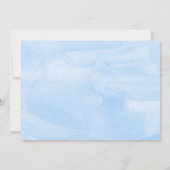 Boy Elephant Any Number写真誕生日パーティー 招待状 (裏面)