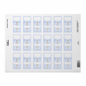 Boy First Communion Hersheyミニキャンディーラッパー ラベル (フルシート)