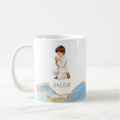 Boy First Communion Mug Religious Favors Chalice コーヒーマグカップ (左)