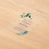 Boy First Holy Communion Acrylic Invitation アクリル招待状 (レイダウン)