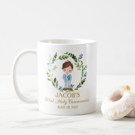Boy First Holy Communion Ceramic Mug 11 oz コーヒーマグカップ