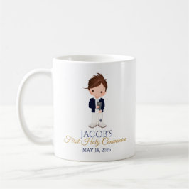 Boy First Holy Communion Minimalist Ceramic Mug  コーヒーマグカップ