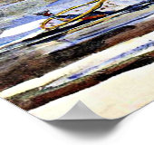 Boy Fishing, artwork by Winslow Homer ポスター (角)