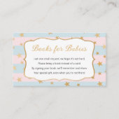 Boy Girl Twins金ゴールド星予約リクエストカード エンクロージャーカード (正面)