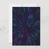 Boy Glowパーティーサンキューカード 招待状 (裏面)