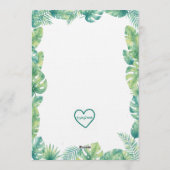 Boy Hatching Soon, Green Dino Baby Shower 招待状 (裏面)