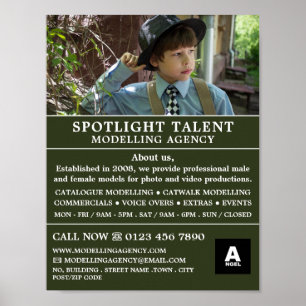 Boy in Hat, Modeling Agency, Model Agent ポスター