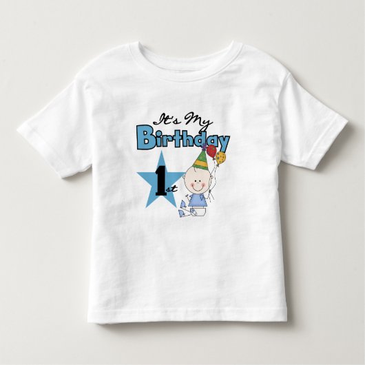 Boy It's My誕生日Tシャツとギフト トドラーTシャツ (正面)