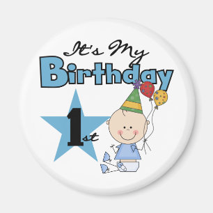 Boy It's My誕生日Tシャツとギフト マグネット