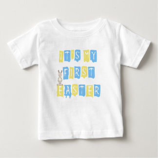 Boy It's My First Easter T-shirt ベビーTシャツ
