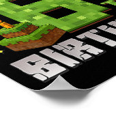 Boy Kid Birthday Party It's My 6th Birthday Gamer  ポスター (角)