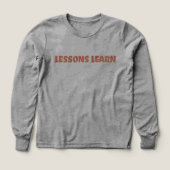 Boy/Kids Energy Flow Lessons Learn T-Shirt (デザイン正面)