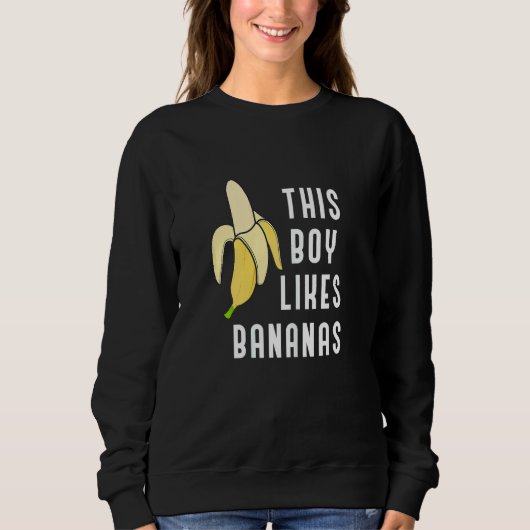 Boy Likes Bananas Exotic Fruits スウェットシャツ (正面)