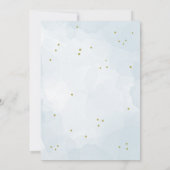 Boy Little Cutie Citrus Orange Baby Shower 招待状 (裏面)