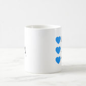 Boy Mama Mug with Kids’ Names, Custom Mom of Boys  コーヒーマグカップ (中央)