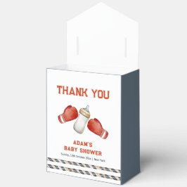 Boy Modern Boxing Little Champion Baby Shower  フェイバーボックス