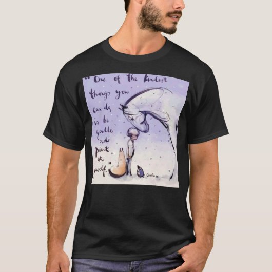 Boy Mole Fox and Horse、一番やさしいこと Tシャツ (正面)