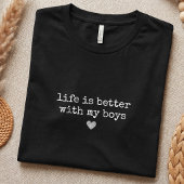 Boy Mom Life Parent Simple Tシャツ