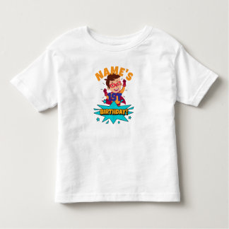 Boy Name is Xth誕生日カスタマイズ トドラーTシャツ