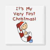 Boy on Candy Cape 1st Christmas マグネット (正面)