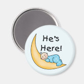 Boy on Moon Moon He's Here マグネット (正面/裏面)