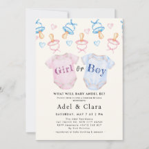 Boy or Girl | 性別お披露目ベビーシャワー