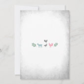 Boy or Girl Farm Tractor Gender Reveal Invitation 招待状 (裏面)