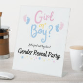 Boy or Girl? Gender Reveal  台座サイン (インサイチュ)