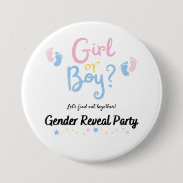  Boy or Girl? Gender Reveal  缶バッジ
