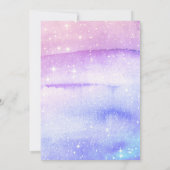 Boy or Girl Gender Reveal Elegant Floral Crystal  招待状 (裏面)