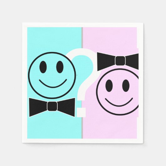 Boy or Girl Party  スタンダードカクテルナプキン (正面)