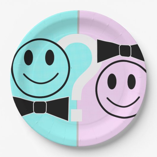 Boy or Girl Party  ペーパープレート (正面)