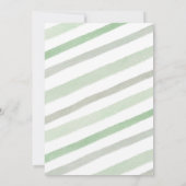 Boy Our Pumpkinは招待状の緑を変えている 招待状 (裏面)