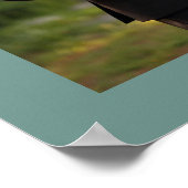 Boy Photo First Communion Green ポスター (角)