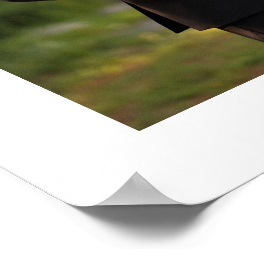 Boy Photo First Communion Navy Blue ポスター (角)