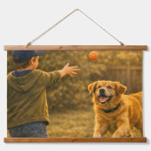 Boy Playing Fetch Progression Tapestry – Set of 3 吊り下げ型タペストリー (正面2)