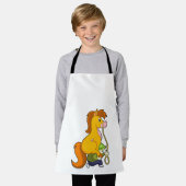 Boy.PNGを使用した馬 エプロン (着用した状態)