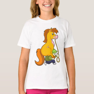 Boy.PNGを使用した馬 Tシャツ