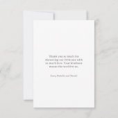 Boy Poppin Bottles Baby Shower Thank you Card サンキューカード (裏面)