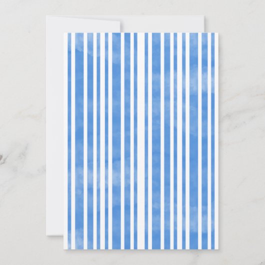 Boy Popsicle Summer 2nd Birthday 招待状 (裏面)