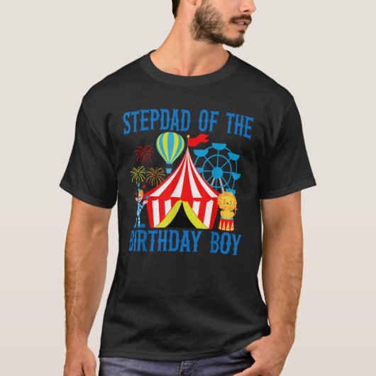 Boy Ringmaster Circusの誕生日の義父 Tシャツ (正面)