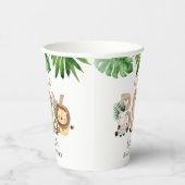 Boy Safari Baby Shower紙カップ 紙コップ (右)