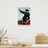 Boy Shooting the Sparrow Farming Pest 1956 China ポスター (キッチン)