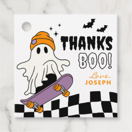 Boy Spooky Halloween Birthday Favor Tags フェイバータグ