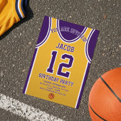 Boy Sports Birthday Invitation 招待状