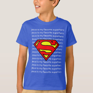 Boy T-shirt. Jesus is my favorite superhero! Tシャツ