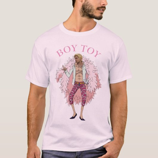 BOY TOY 華やか LGBTQ ゲイ プライド Tシャツ (正面)