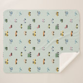 Boy truck, vehicle pattern シェルパブランケット (正面(横))