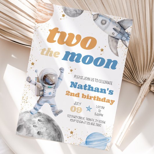 Boy Two the Moon バースデー 招待状